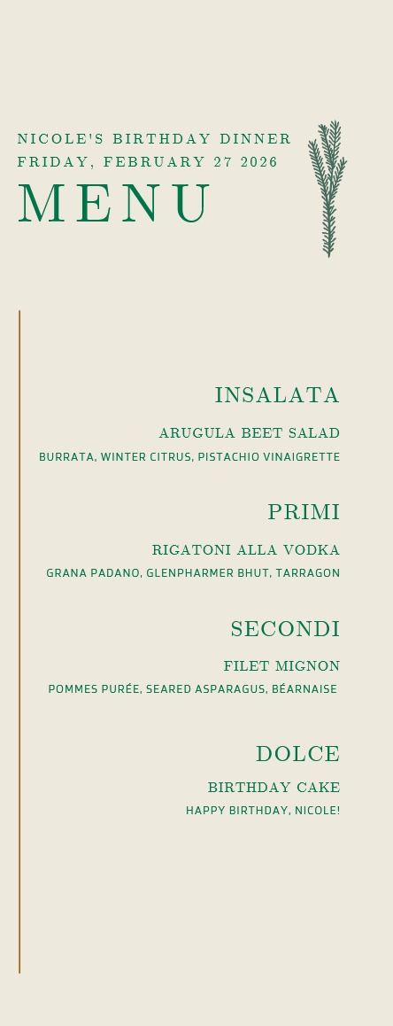 Menu 3